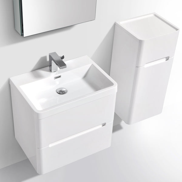 Venice 600 Double White Vanity Set