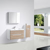 Venice 900 White Oak Double Draw Vanity Set