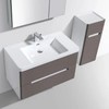 Venice 900 Gloss Grey Double Draw Vanity Set