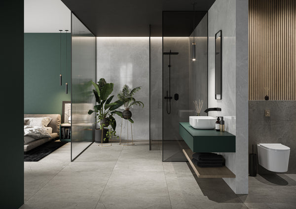 STONEMOOD WHITE 597X597x8mm Porcelain Colour Body (1.43sqm/box)