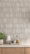 Salt Rock Namaste Stripe 305x305mm Marble Mosaic (11shts/sqm)