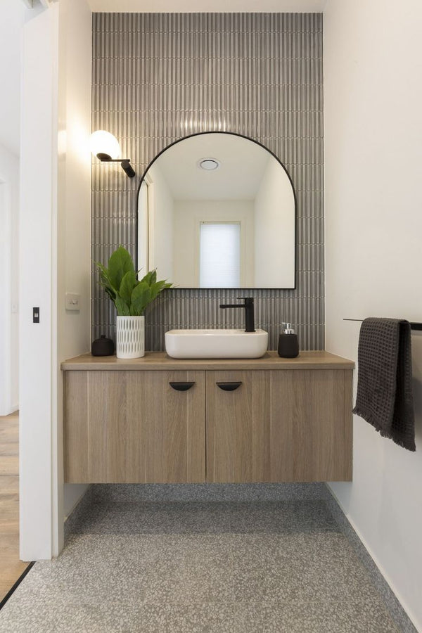 Salt Rock Peppermint Stripe 305x305mm Marble Mosaic Sheet (11shts/sqm)