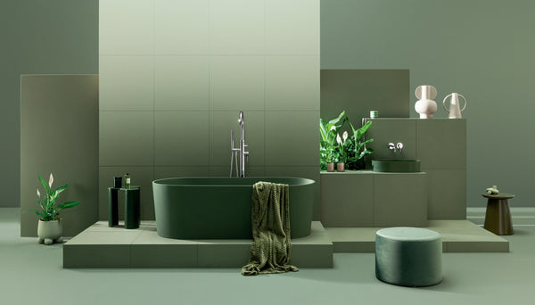 Cielo E Terra Verde Green Unglazed Porcelain 598X598X8mm (1.79Sqm2/Box)