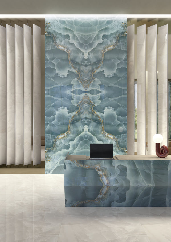 Onyx Green A Full Lappato 1200x2780x6.5mm (3.336sqms/slab)