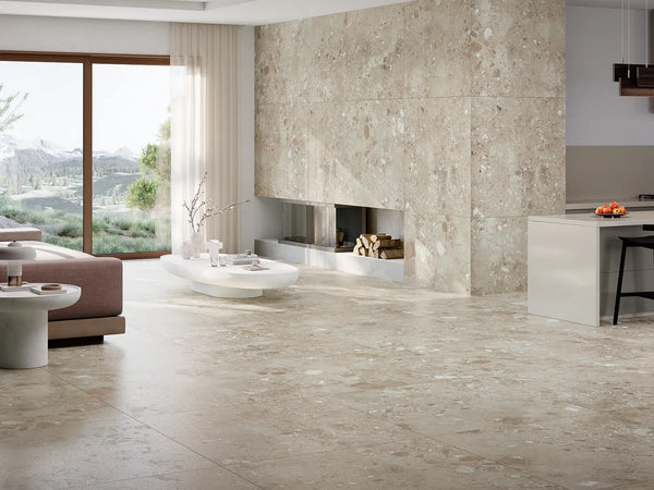 Ura Silk Natural 1200x1200x10mm PoliMatt R9 Glazed Porcelain (1.44sqms/box)