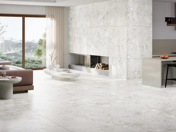 Ura Silk White 1200x1200x10mm PoliMatt R9 Glazed Porcelain (1.44sqms/box)