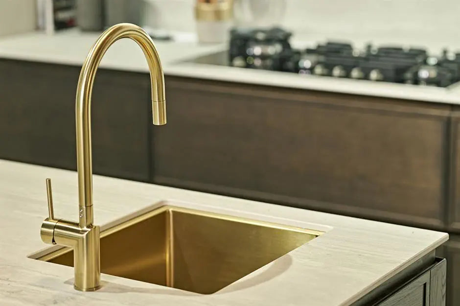 bronze kitchen taps