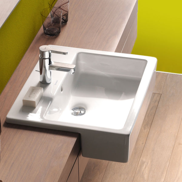 Semi-recessed Bathroom Basins