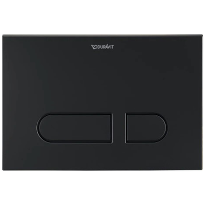 A1 Dual Flush Actuator Plate Matt Black