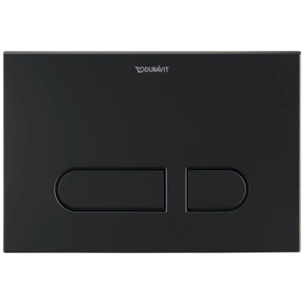 A1 Dual Flush Actuator Plate Matt Black