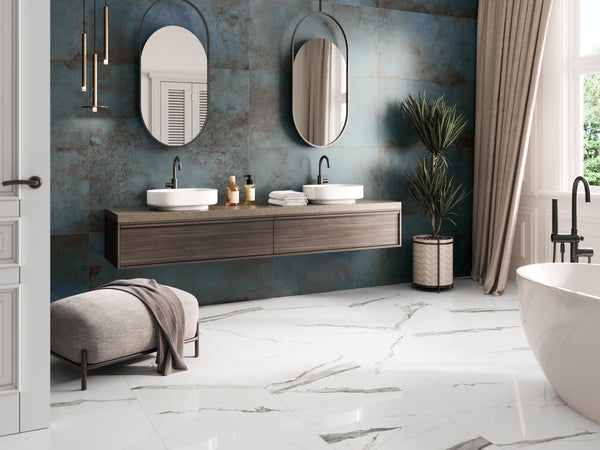 Alloy Azurro Porcelain Glazed Matt 600x1200x10,5mm (1.4sqm2/box)