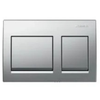 Alpha35 actuator plate, for dual flush: bright chrome-plated