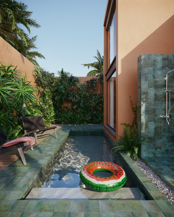 Amazonia Emerald Matt Porcelain 138x138mm (0.91sqm/box)