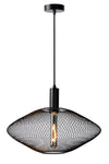 1xE27 Mesh Pendant Black