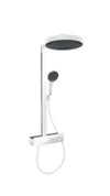 Hansgrohe Rainfinity Showerpipe 360 1Jet With Showertablet 350 Matt White