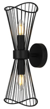 2xE14 Sensu Wall Light Black