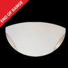 1xE27 30cm Wall OPAL White Glass/Satin