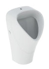 Selnova Urinal, Trigonal, Inlet From Top, Outlet to the Rear or Downwards