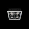 4x7W LED GU10 Square Down Light