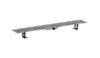 Hansgrohe Raindrain Compact Complete Set Shower Drain 1200 For Flat Installation Brushed Stainless S