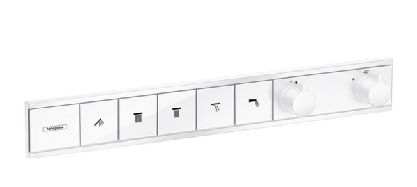 Hansgrohe Rainselect Thermostat For Concealed Installation For 5 Functions Matt White