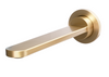 Round Wall Spout 200mm - Brushed Brass