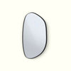 Organic Mirror Series 480x800mm 30mm Steel Deep Frame Pebble Matte Black