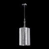 1xE27 Acrylic Cylinder Pendant Clear