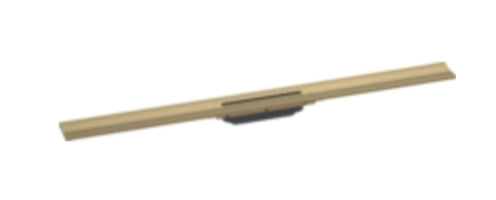 Hansgrohe Raindrain Flex Finish Set Shower Drain 1000 Cuttable For Wall Mounting Brushed Bronze