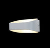 9W LED Open Oval Wall IP54 White WW