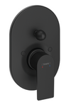 Hansgrohe Rebris E Single Lever Bath Mixer For Concealed Installation Matt Black