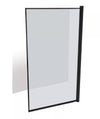 Shower Screen Bath Black 800X1400 Rosa 800x1400mm