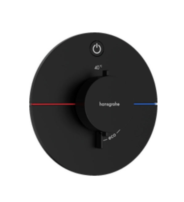 Hansgrohe Showerselect Comfort S Thermostat For Concealed Installation For 1 Function Matt Black