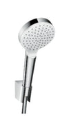 Hansgrohe Crometta Shower Holder Set 100 1Jet Ecosmart With Shower Hose 125 Cm White/Chrome