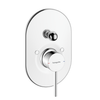 Zesis S Single lever bath mixer for concealed installation Chrome