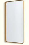 Deep Frame Soft Edge Mirror 650 x 1200mm - 30mm - Chemically Aged