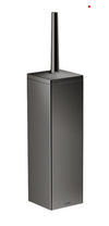 Axor Universal Rectangular Toilet Brush Holder Wall-Mounted Polished Black Chrome