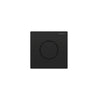 Type10 actuator plate: black matt coated, easy-to-clean coated, black