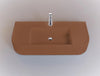 Greco 900 Basin - Dark Terracotta, no tap hole