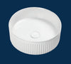 Lave Ember Fluted Counter Top Basin 370x370x130mm