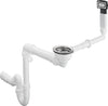 Hansgrohe D16-10 Manual Waste And Overflow Set For Single Bowl Granite Chrome