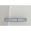 Sigma50 actuator plate for dual flush, metal colour chrome-plated: chrome-plated, sand grey