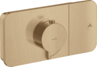 AX One Thermostat conc.1 outlet BBR Brushed Bronze