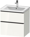 D-Neo 65cm 2 Drawers Wall Mount Vanity