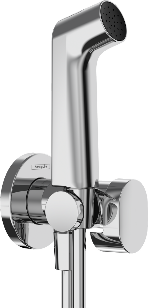 EcoSmart+ S Bidette Hand Shower 1jet for Cold Water with Shower Holder and Shower Hose Chrome
