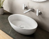 Corvara Basin With Overflow Standard White 550X341X160mm