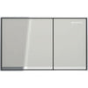 Omega60 actuator plate, for dual flush, surface-even: sand grey, mirrored, bright chrome-pl