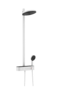 Hansgrohe Pulsify S Showerpipe 260 2Jet With Showertablet Select 400 Matt White