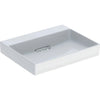 Geberit ONE Washbasin Horizontal Outlet 60x48cm KeraTect White Glossy White