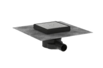 Hansgrohe Raindrain Point Complete Set Point Drain 150/150 Tileable Rear Cover Matt Black